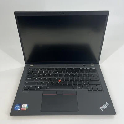 Lenovo ThinkPad T14 Gen 3 2022 Black FHD+ 2.1 GHz i7-1260P 16GB 512GB Very Good