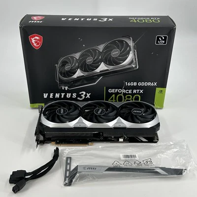 MSI Ventus 3X OC GeForce RTX 4080 16GB RAM - Graphics Card - Excellent Condition