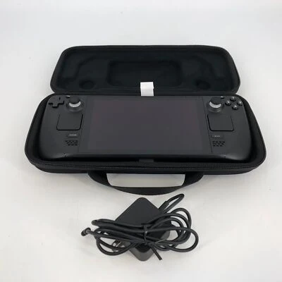 Valve Steam Deck Black 512GB - Excellent Condition w/ Case + Charger